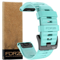 FORZA Elite 26mm EasyFit Watch Strap for Garmin - Frost Blue