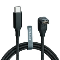 FORZA USB-C 90 DEGREE BRAIDED CHARGING CABLE FOR GARMIN WATCH