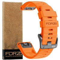 FORZA Elite 26mm EasyFit Watch Strap for Garmin - Orange