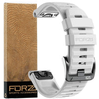FORZA Elite 26mm EasyFit Watch Strap for Garmin - White